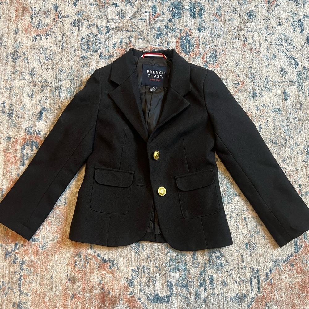 French Toast Classic Black Kids Blazer